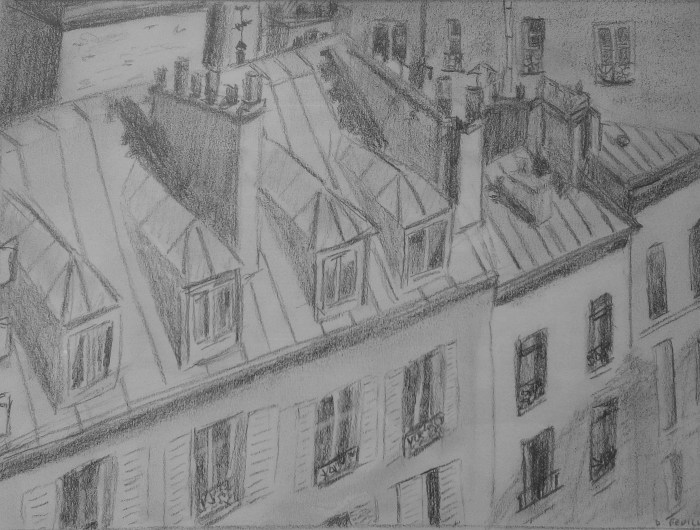 Toits de Paris (Mine de plomb)