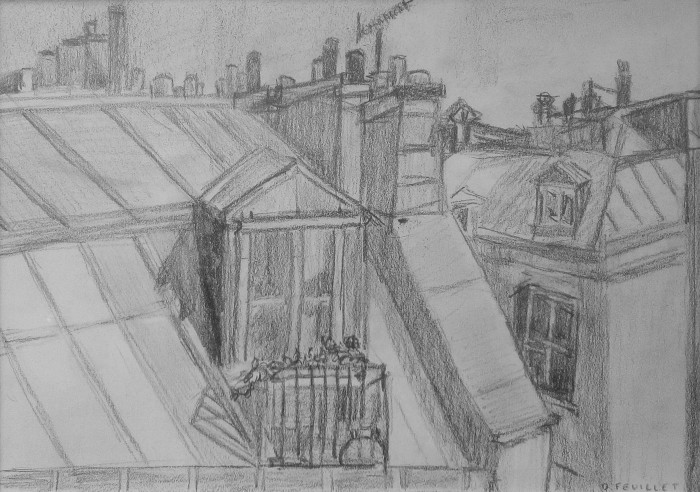 Toits de Paris (Mine de plomb)