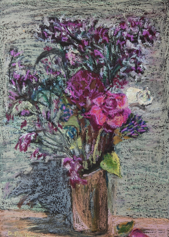 La rose (Pastel gras)