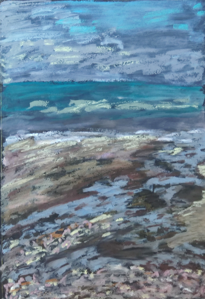 Marée basse (Pastel Gras)
