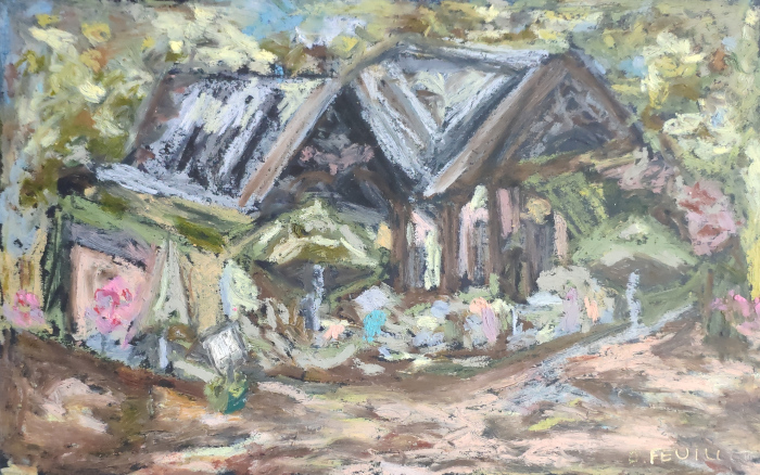 Jardin du Luxembourg (Pastel gras)