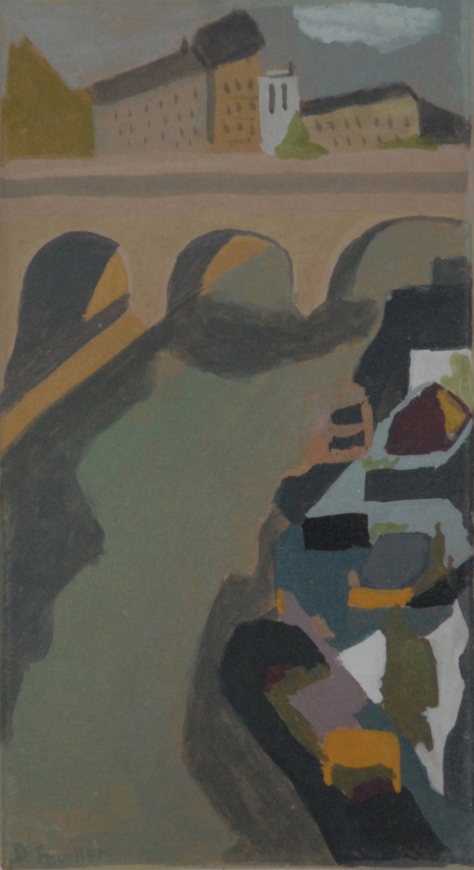 (Gouache)