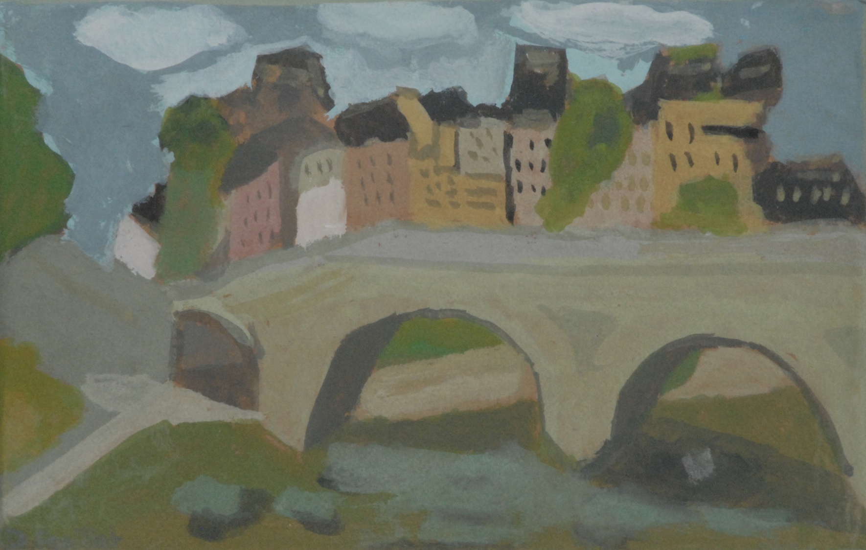 (Gouache)