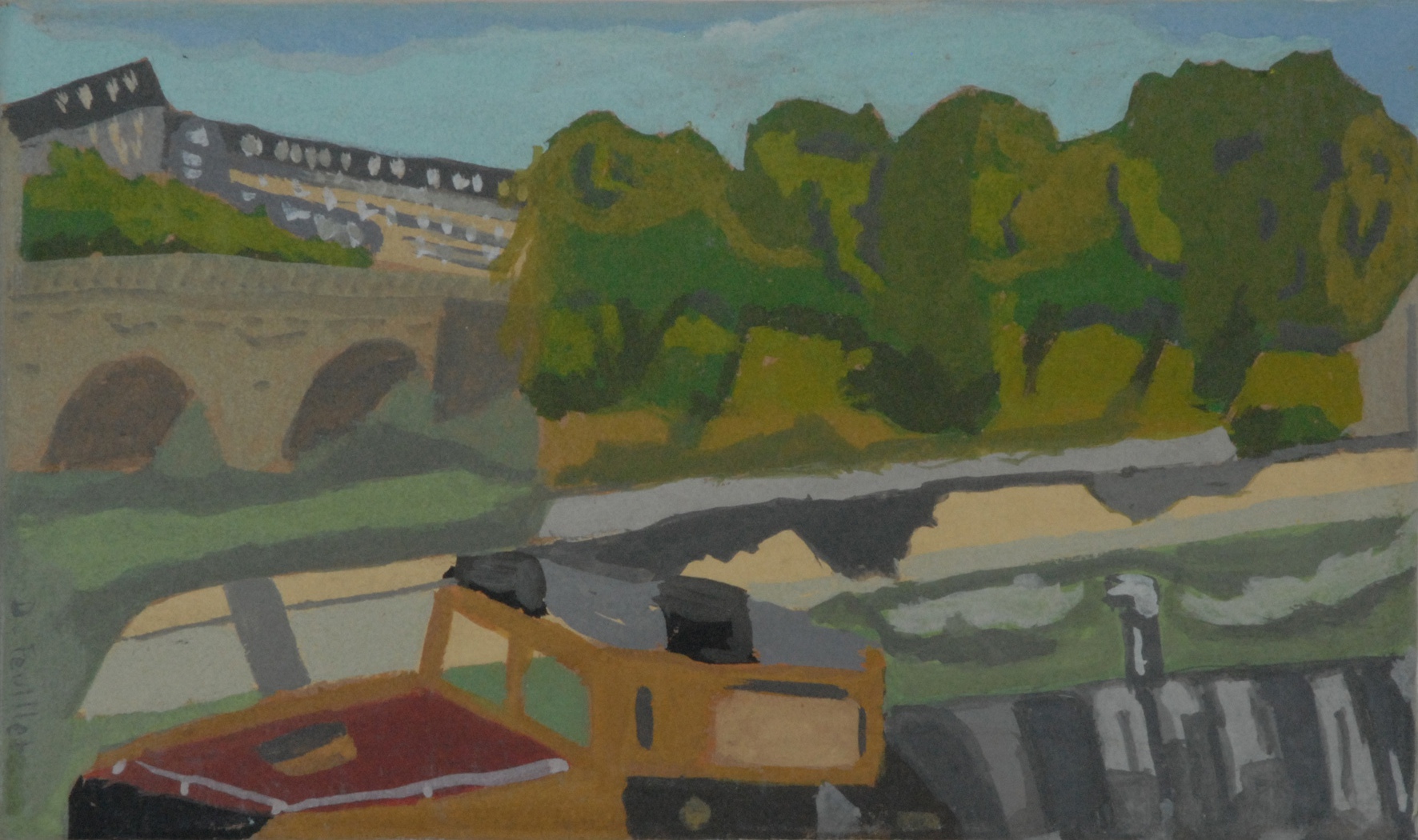 (Gouache)