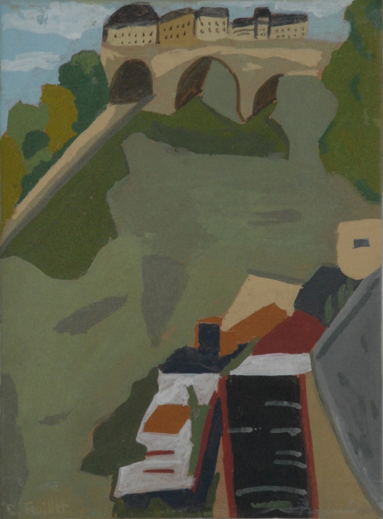 (Gouache)