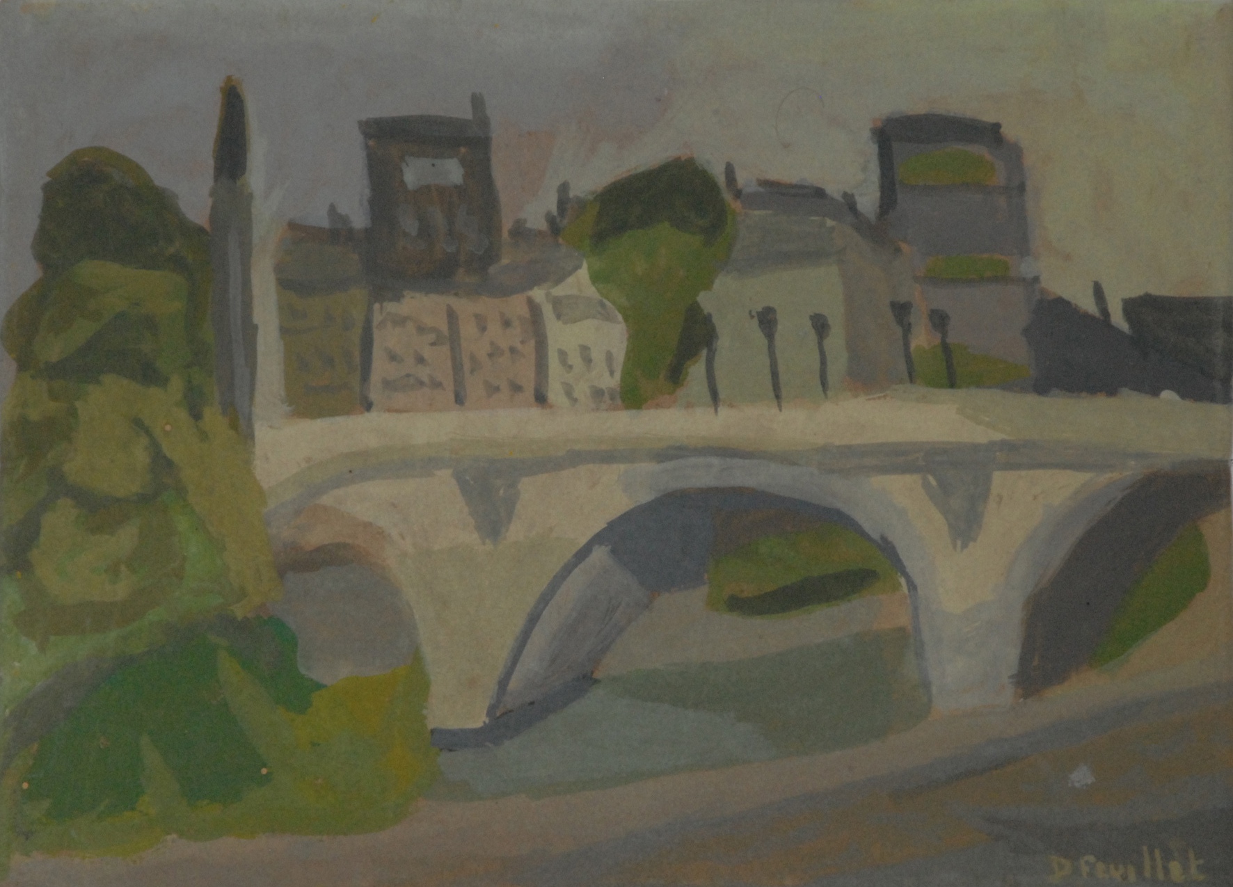 (Gouache)