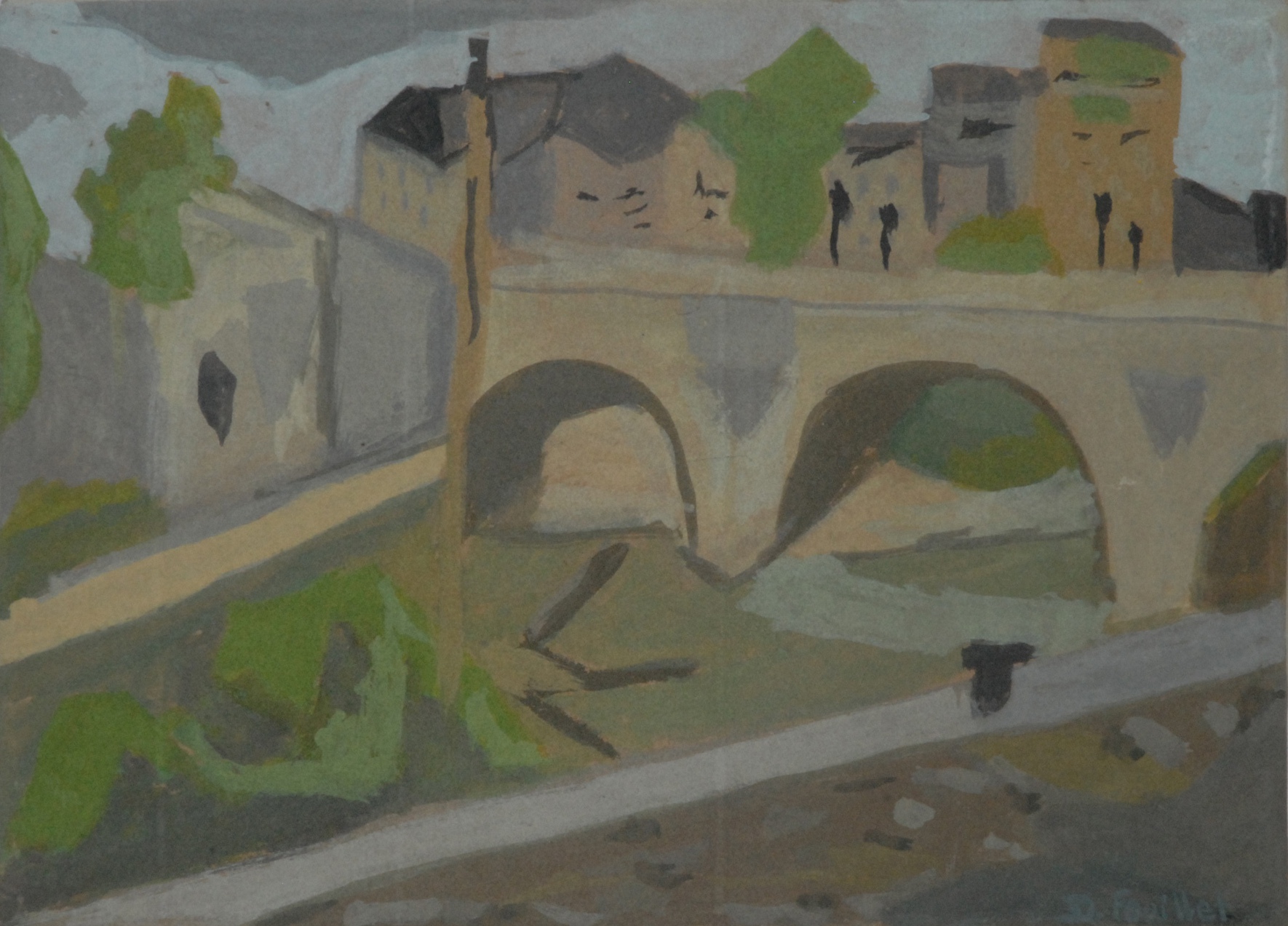 (Gouache)