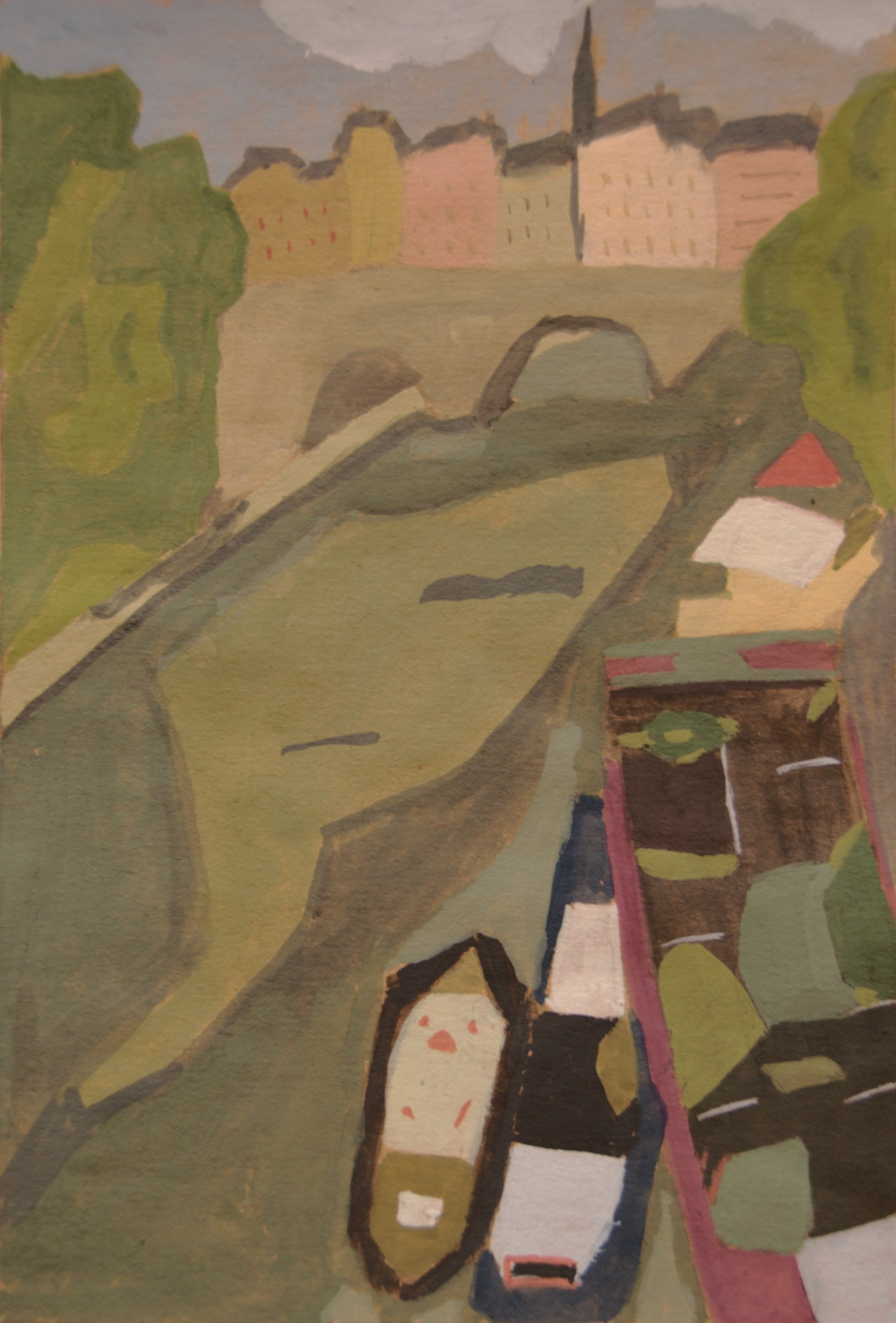 (Gouache)